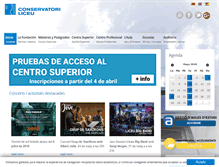 Tablet Screenshot of conservatoriliceu.es